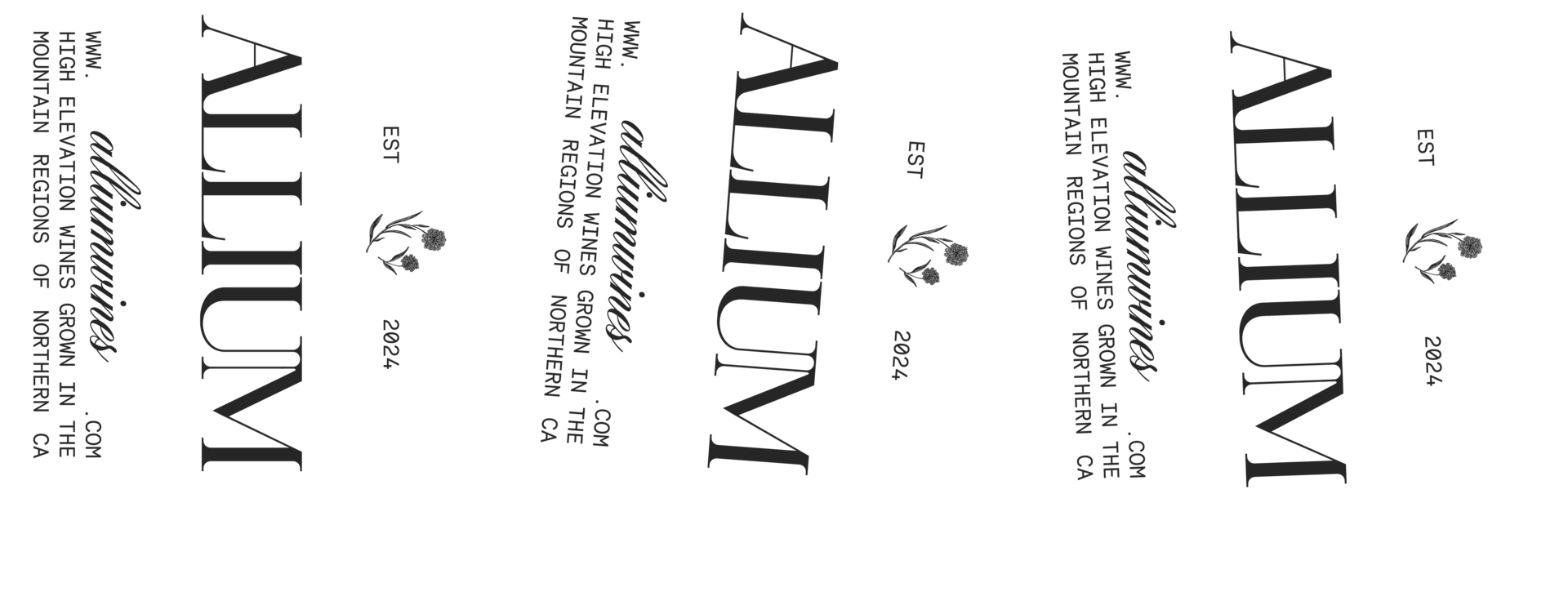 Allium Wines Sticker